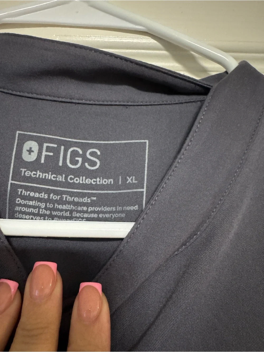 FIGS Technical Collection Jumpsuit XL Gray Medical Scrubs One-Piece NWOT